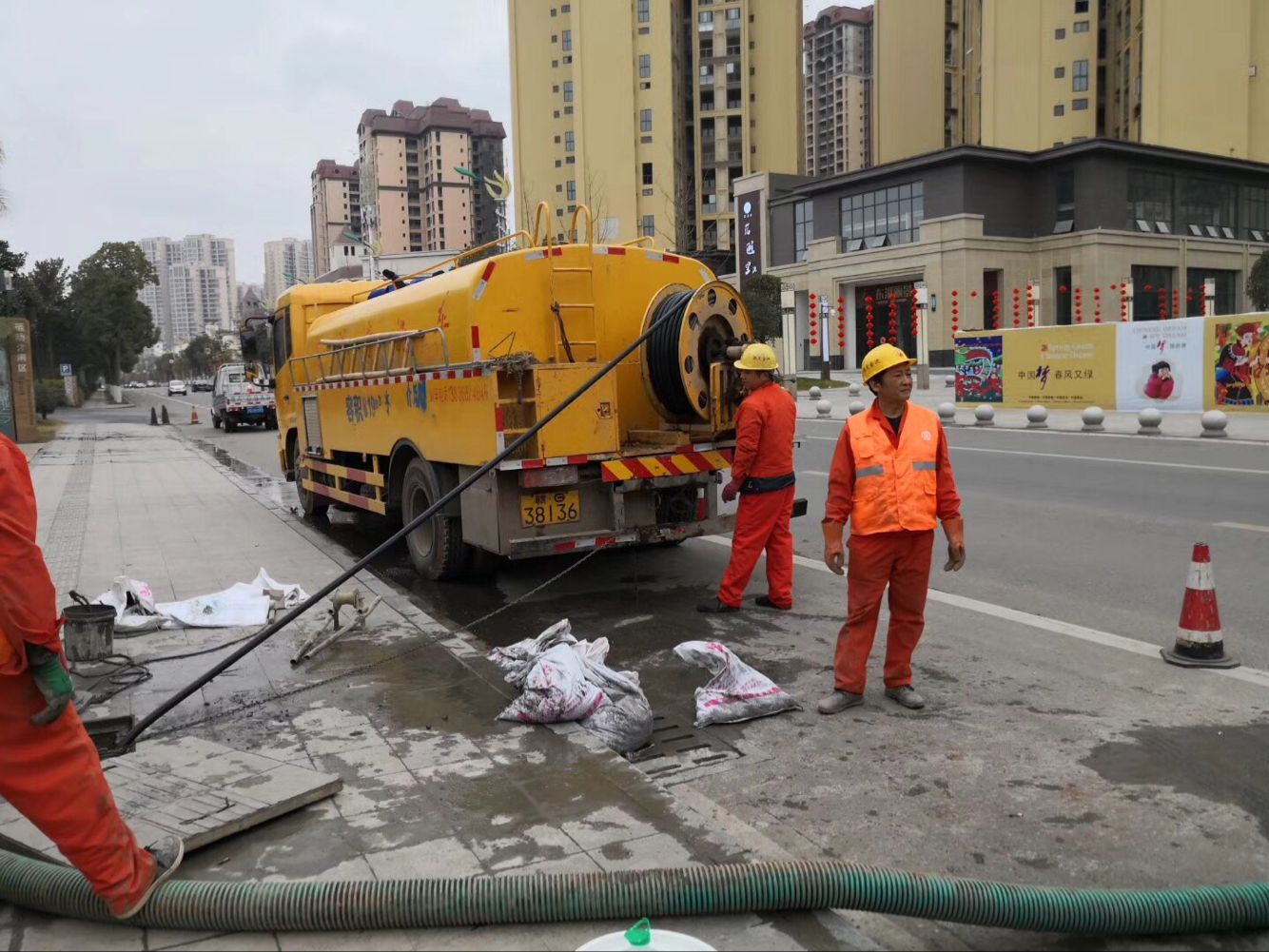 行唐排污管道清淤-管道清洗